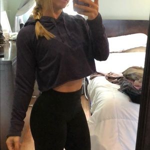 Gym Shark cropped hoodie